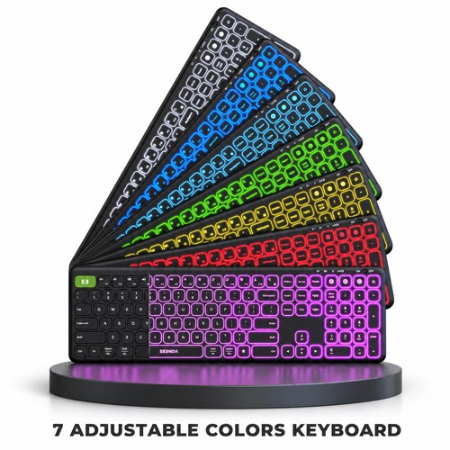 Beleuchtete tastatur mit - beleuchtete, usb