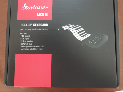 Roll keyboard startoner - roll-up,