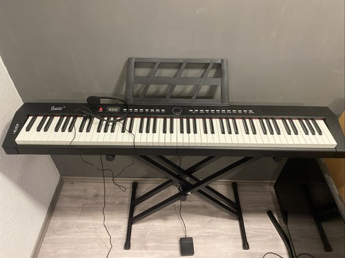 Tasten piano schwarz mit - 88, in